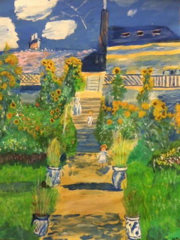 Impressionist garden by Karla Abad