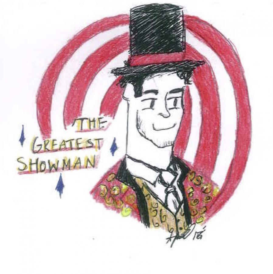 Drawing of the Greatest Showman
