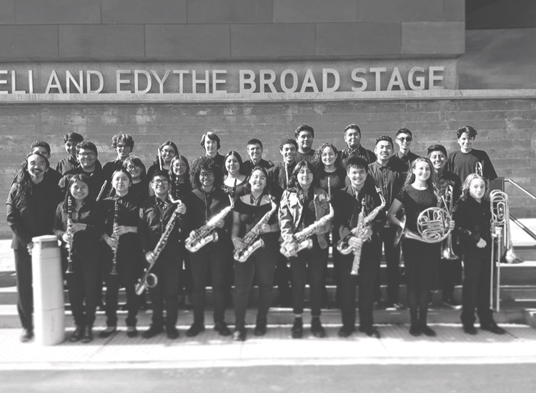 Venice High School band performed at the Santa Monica College Broad Stage.