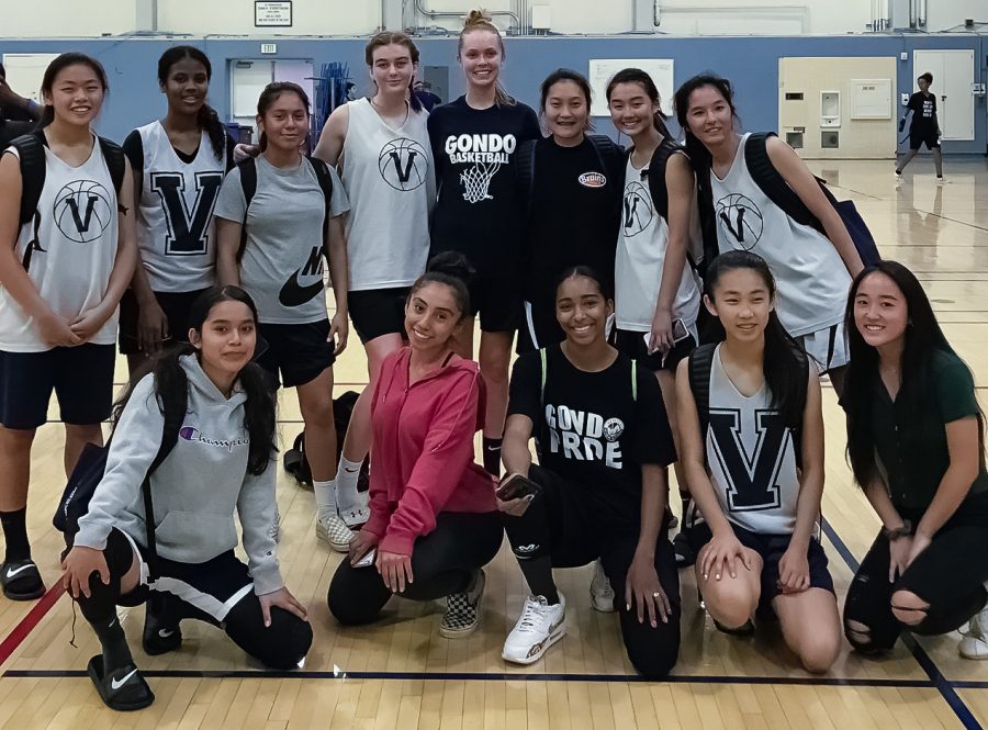 The Venice Girls Basketball team.