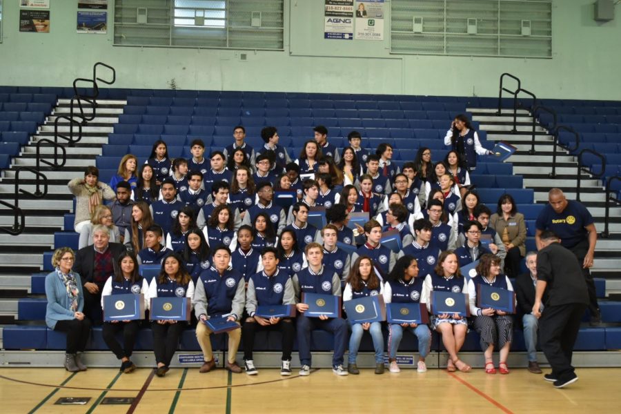 Seniors Receive Jackets of Excellence Award
