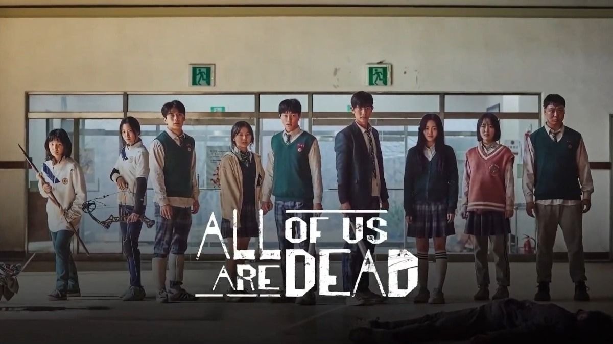 Netflix - In 📺 All of Us Are Dead, a group of students