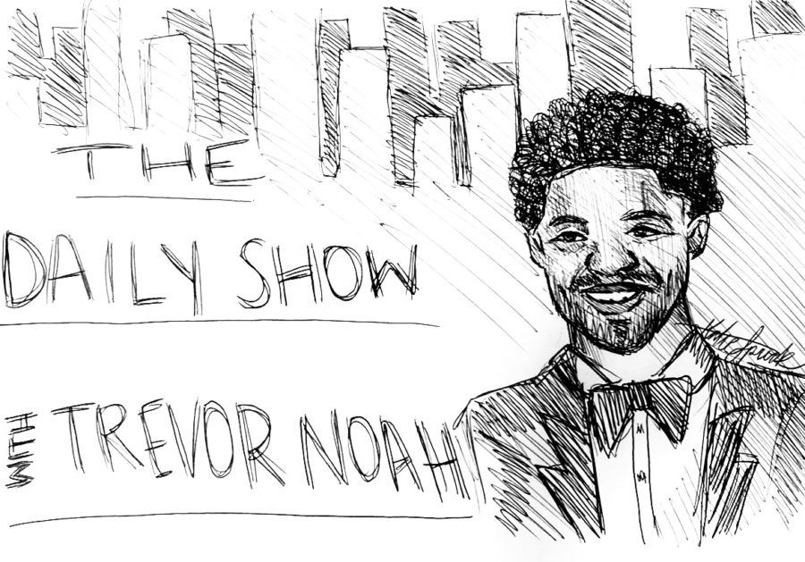Courtesy of Katie Sprick, Trevor Noah and The Daily Show