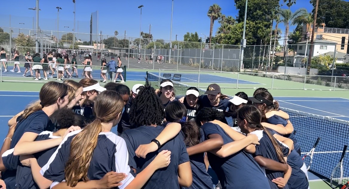 Girls Tennis Grabs First Win in New Courts