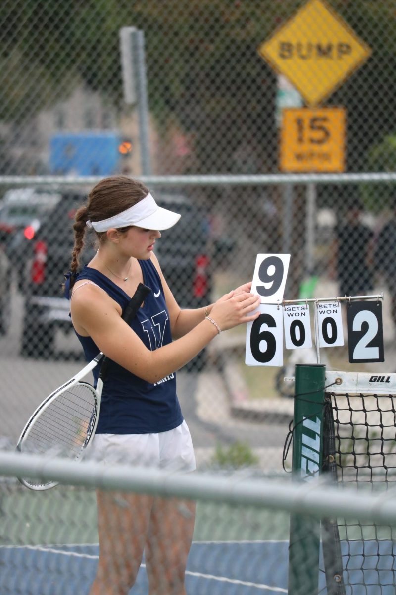 Girls’ Tennis, 8-2, Ace Their Way To Victory